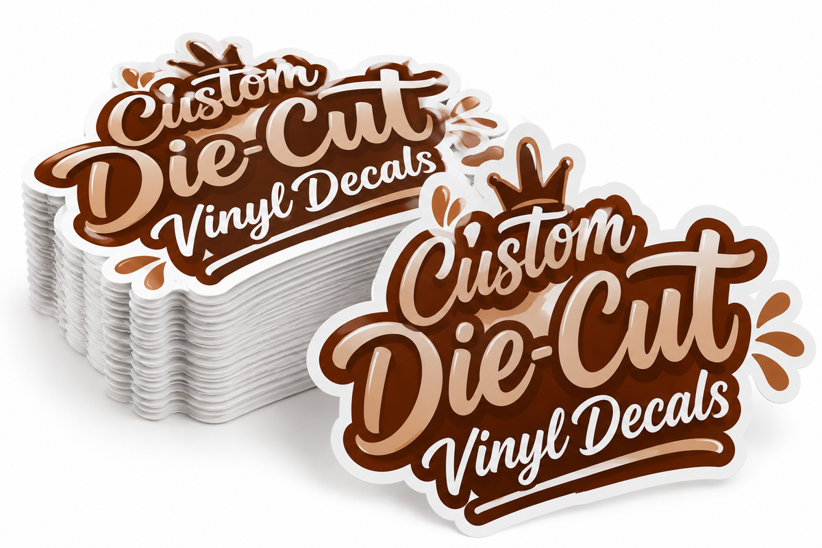 Custom Die-Cut Vinyl Decals