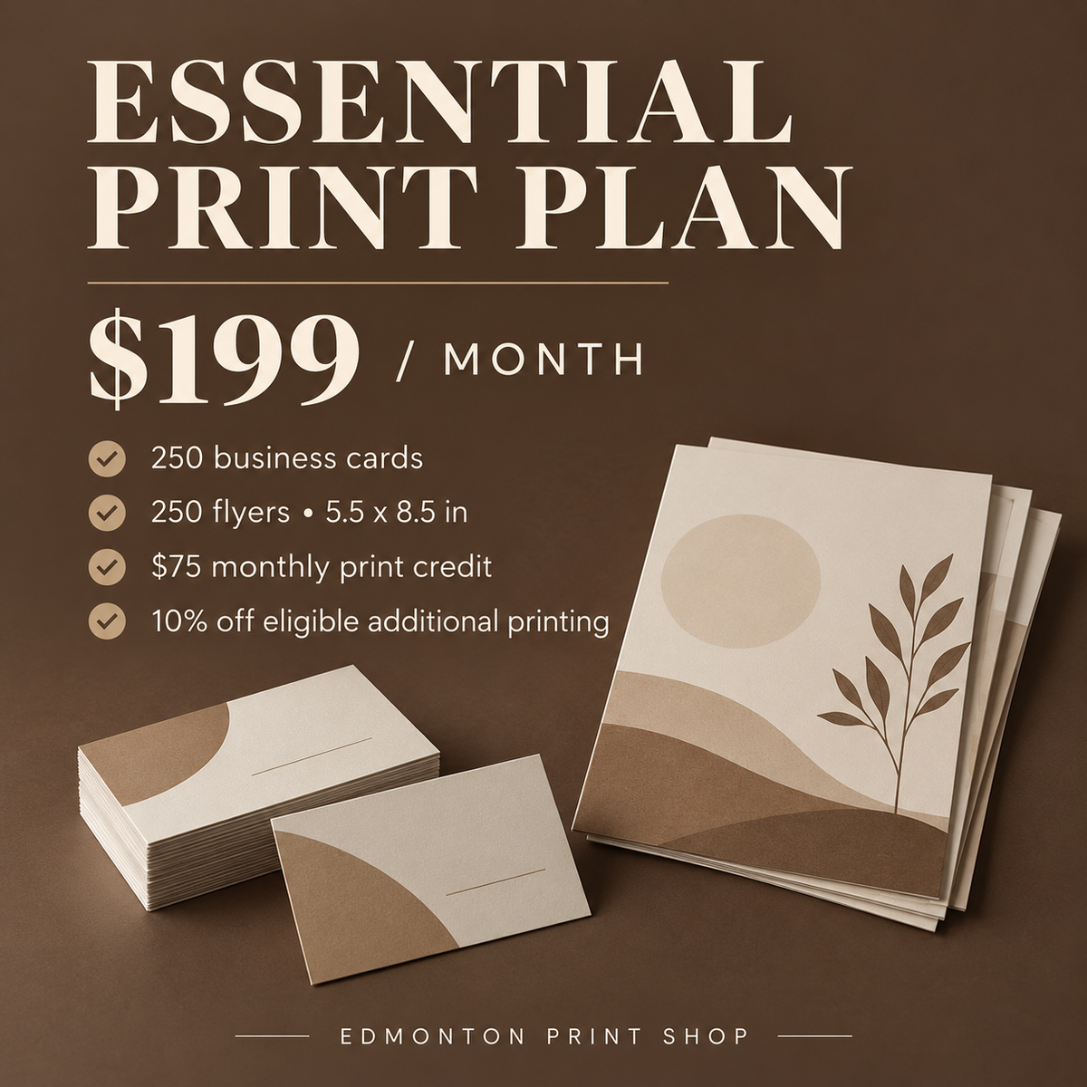 Essential Print Plan
